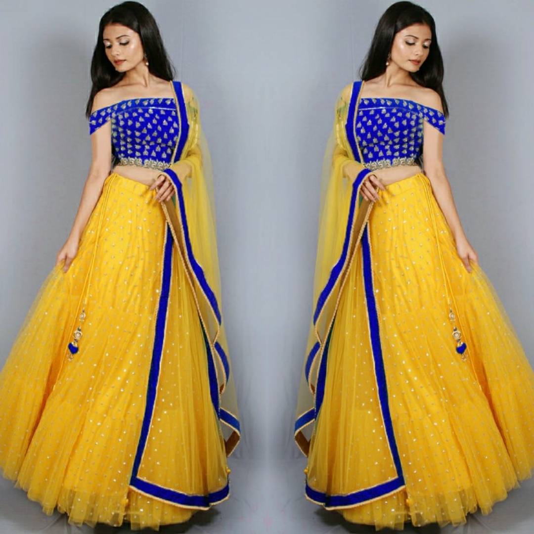 Women's Poly Silk Lehenga Choli with Dupatta